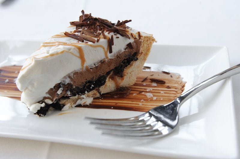 Chocolate Caramel Angel Pie from the South City Kitchen bake shop. (BECKY STEIN PHOTOGRAPHY)