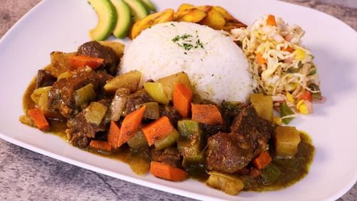 Curry goat from Mobay Spice