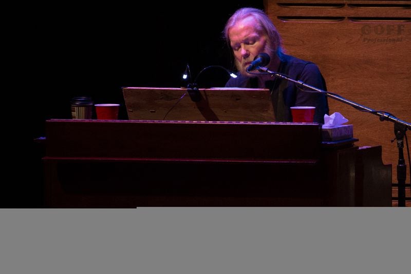 Gregg Allman performed at Atlanta Symphony Hall in December. Photo: BRANDEN CAMP/SPECIAL