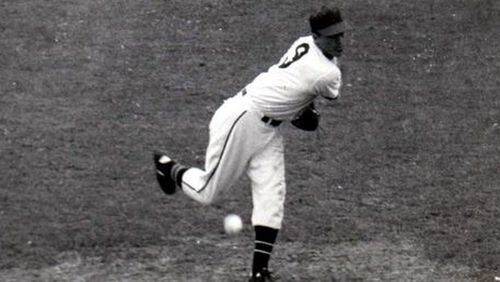 Copeland pitched for the Cleveland Indians’ minor league team in 1954.