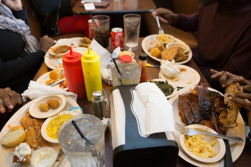 Busy Bee Cafe became a meeting spot for civil rights leaders after opening on Martin Luther King Jr. Drive NE in 1947, and continues to stay busy, serving up fried chicken and other southern staples.