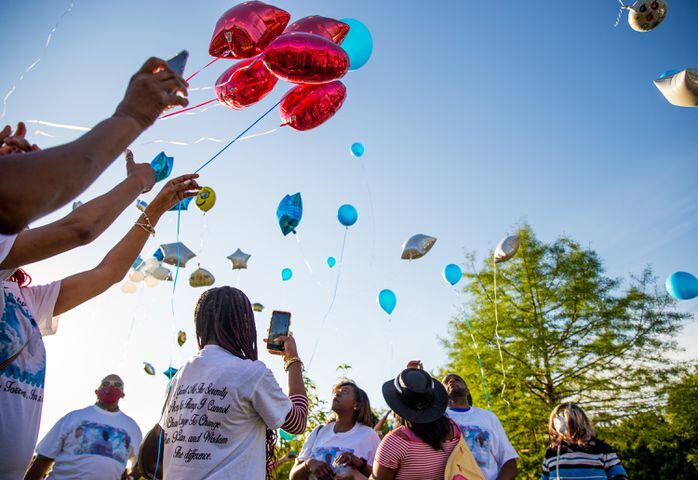 balloon release and celebration of life for Normisha Monroe