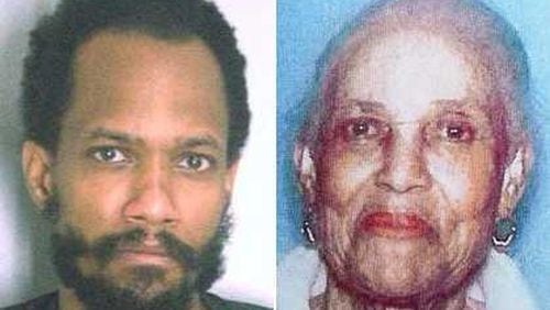 Gregory Williams and his grandmother Millicent Williams.