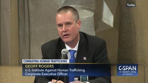 Geoff Rogers is co-founder and CEO of the nonprofit U.S. Institute Against Human Trafficking or USIAHT. CONTRIBUTED