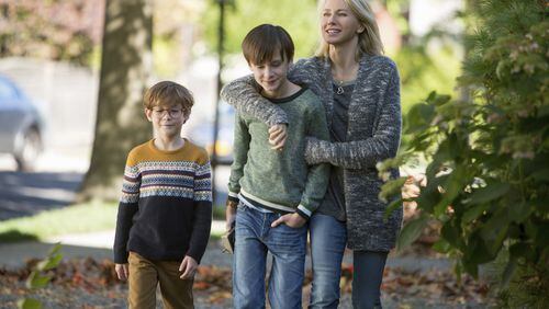 Jacob Tremblay, from left, Jaeden Lieberher and Naomi Watts are a family in “The Book of Henry.” Contributed by Alison Cohen Rosa/Focus Features via AP