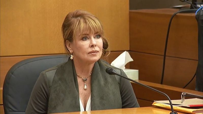 Patricia Diane "Dani Jo" Carter, a friend of the McIvers, testifies at the murder trial of Tex McIver on March 19, 2018 at the Fulton County Courthouse. (Channel 2 Action News)