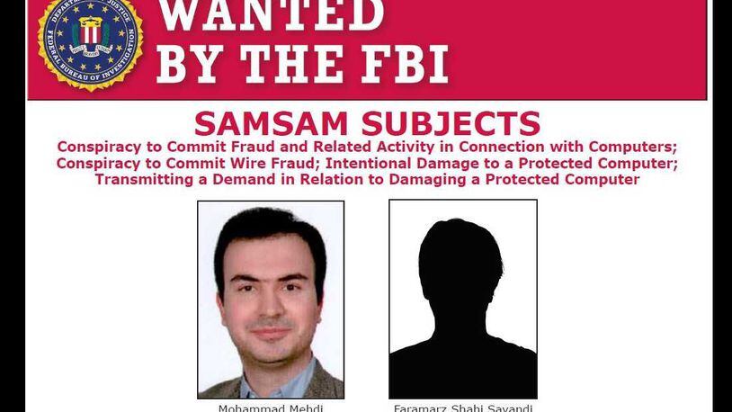Faramarz Shahi Savandi, 34, and Mohammad Mehdi Shah Mansouri, 27, are wanted by the FBI.