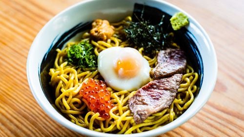 Ramen is one of the offerings at Brush Sushi Izakaya. CONTRIBUTED BY HENRI HOLLIS
