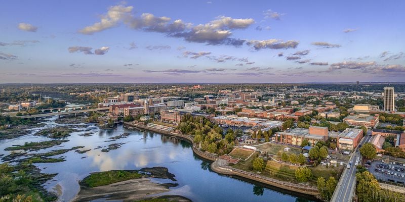 Columbus, Georgia, the second largest city in the state by population, sits on the Chattahoochee River.