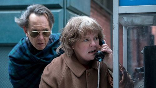 Richard E. Grant and Melissa McCarthy star in “Can You Ever Forgive Me?” Contributed by Twentieth Century Fox