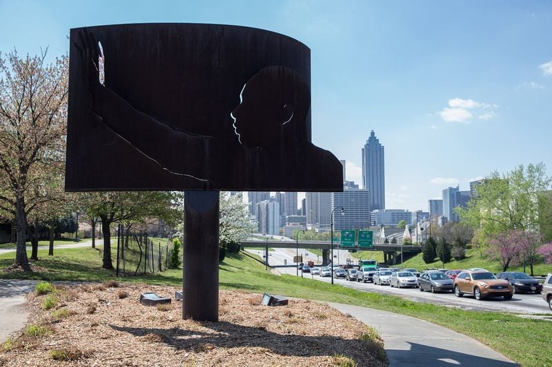 Barcelona artist Xavier Medina-Campeny’s “Homage to King” was commissioned in a cultural exchange initiative leading up the 1996 Summer Olympics in Atlanta. Contributed by City of Atlanta Mayor’s Office of Cultural Affairs