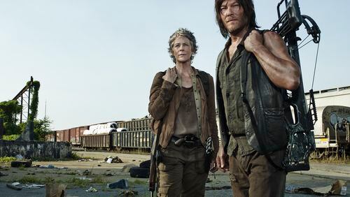 Carol (Melissa McBride) with one of "The Walking Dead"'s more popular characters Daryl Dixon (Norman Reedus).