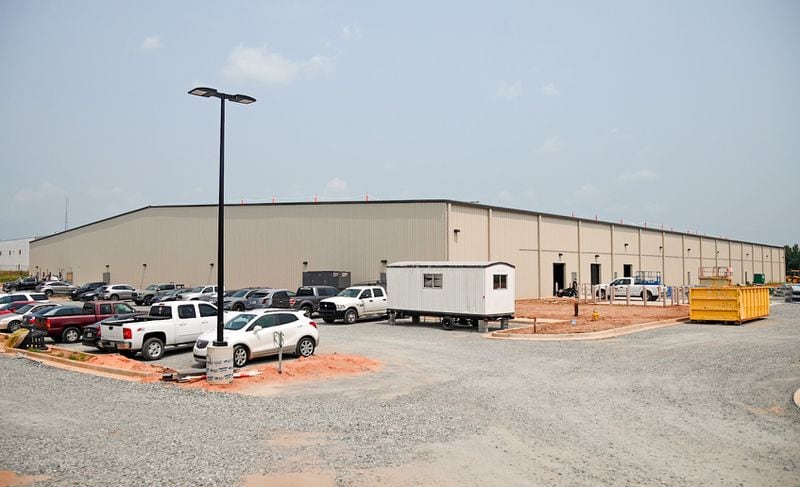 Georgia legislators tour Fine Fettle's medical marijuana warehouse in Macon on Monday, July 17, 2023. Fine Fettle is betting it will receive a medical marijuana license before construction of the warehouse is completed this fall. JASON VORHEES / Macon Telegraph