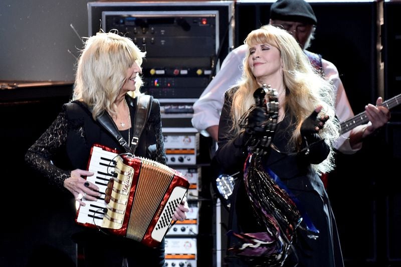  Christine McVie and Stevie Nicks - sisters in music-dom. (Photo by Steven Ferdman/Getty Images)