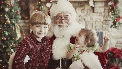 For a good time, dine with Santa at Common Quarter and several other metro Atlanta restaurants. Photo credit: Crystal James for Tiny Heart Studios.