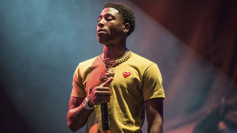 NBA YoungBoy performs at the Lil' WeezyAna Fest at Champions Square on Friday, Aug. 25, 2017, in New Orleans.