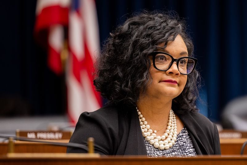 U.S. Rep. Nikema Williams, D-Atlanta, voted against the National Defense Authorization Act. (Nathan Posner for The Atlanta Journal-Constitution)