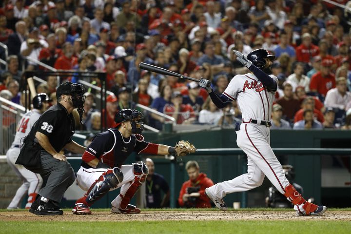 Photos: Markakis leads Braves against Nationals