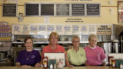 Th staff at The Silver Skillet Restaurant in Atlanta in 2011.