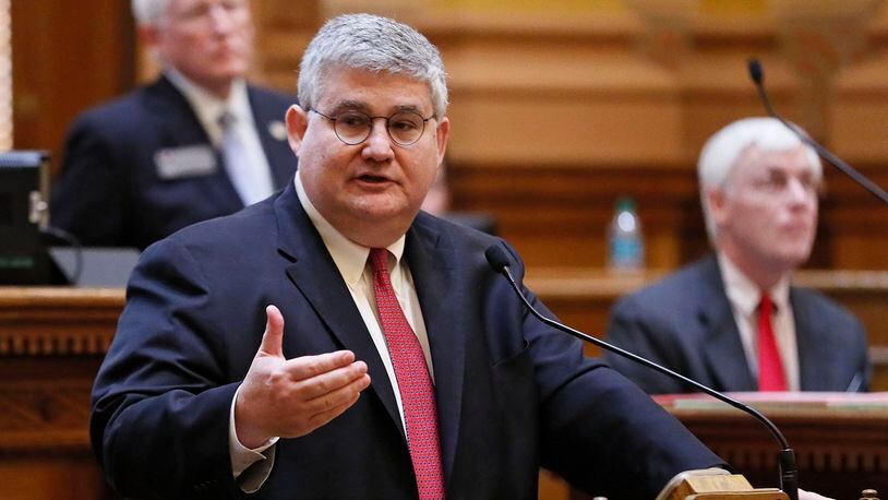 A lobbyist at the Georgia Capital has accused Sen. David Shafer, R-Duluth, of sexual harrassment. Shafer has denied the charges. JASON GETZ / JGETZ@AJC.COM