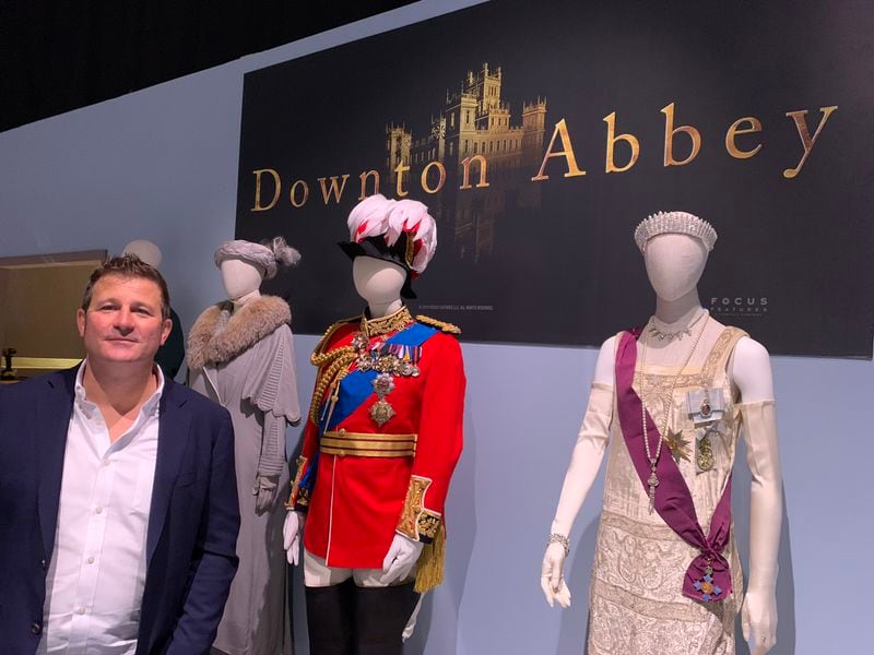 Tom Zaller, president and CEO of Atlanta-based Imagine Exhibitions, oversaw the creation of "Downton Abbey: The Exhibition." He gave a tour to media on Sept. 24, 2021. RODNEY HO/rhO@ajc.com