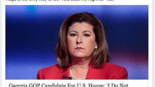 The Illinois man said to be the alleged shooter Wednesday morning at a congressional GOP baseball practice attacked Karen Handel, the Republican candidate in Tuesday’s runoff in Georgia’s 6th Congressional District, in a recent Facebook post.