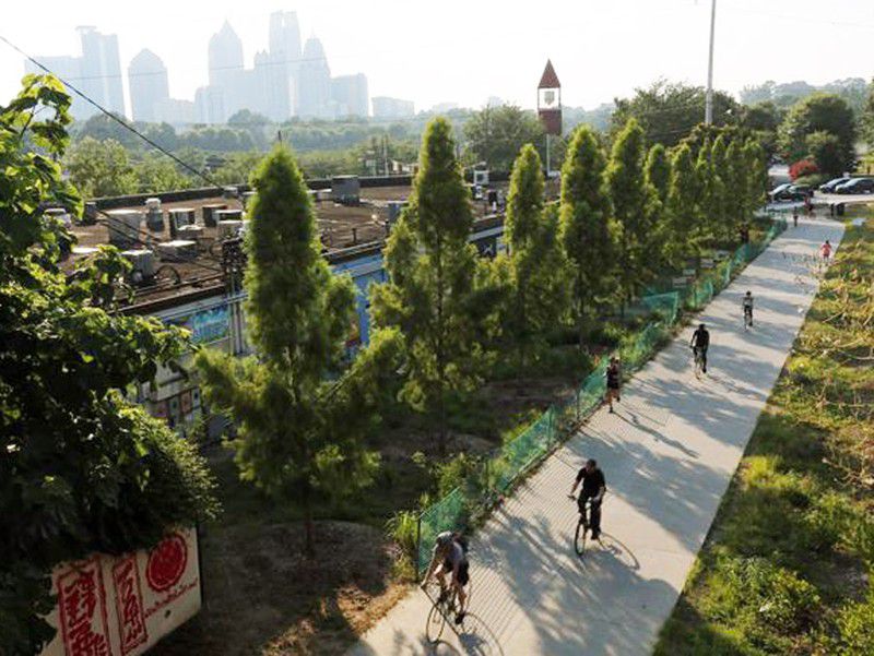 Atlanta buys 4.5-mile stretch of vacant railroad property to construct Southside Trail that connects to the Beltline. AJC File Photo