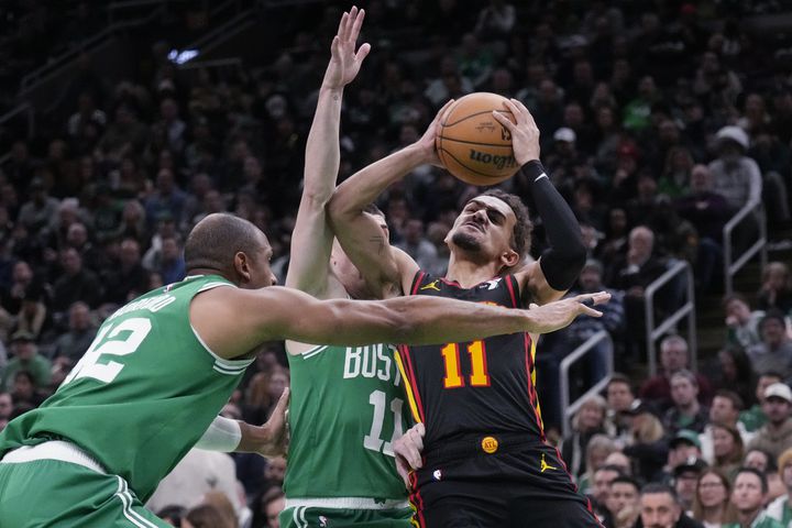 Hawks stifled by Celtics in final game before trade deadline