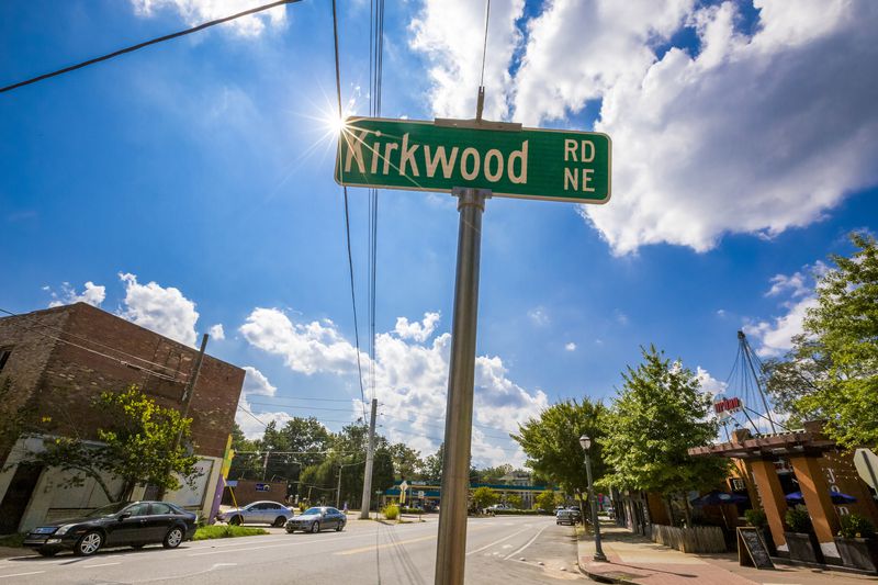 The historic designated community of Kirkwood comes together at Kirkwood Road and Hosea Williams Drive. 