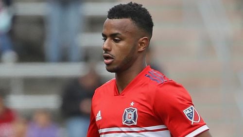 Mo Adams of the Chicago Fire  has five starts as part of 10 appearances totaling less than 500 minutes this season.