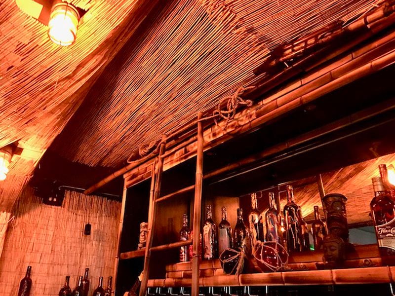 The bar at Tiki Iniki.