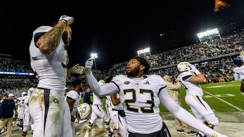 Georgia Tech senior walk-on Melvin Davis will take part in senior day activities Saturday before the Virginia game. "It's just been a ride, to say the least," Davis said. " (Danny Karnik/Georgia Tech Athletics)