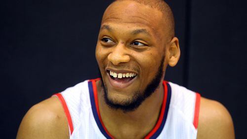 Hawks first-round draft pick Adreian Payne has yet to appear in a game this season. CURTIS COMPTON / CCOMPTON@AJC.COM