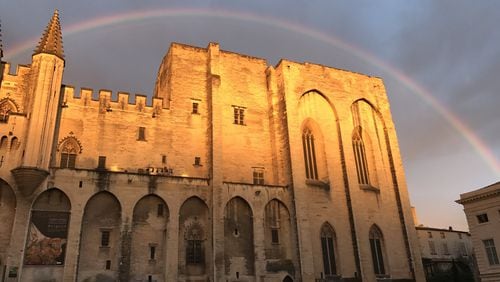 David Ellwanger submitted this photo. “My wife and I were in Avignon on a trip to Provence, France. It had been raining most of the afternoon, but it finally stopped so we ventured out of our hotel at dusk,” he wrote. “We turned the corner into the courtyard of the Palace of the Popes, and saw this magnificent rainbow over the palace, with the building bathed in the last rays of the day. It only lasted a few minutes, then it was gone.”