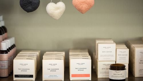 Fig & Flower offer the One Love product line and encourages fair-trade and sustainable business and farming practices by selling eco-chic, natural, eco-friendly products from their storefront in Atlanta.  (Jenni Girtman/ Atlanta Event Photography)