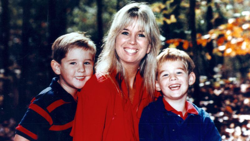 Sara Tokars with her sons Rick (left) and Mike (right) in this undated photo taken by JANICE SANBORN.