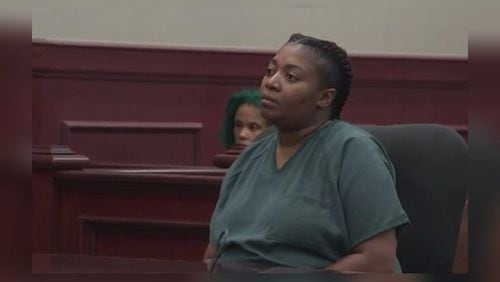Sandra Keith is accused of leaving Lamont Peterson in the middle of a street. (Credit: Channel 2 Action News)