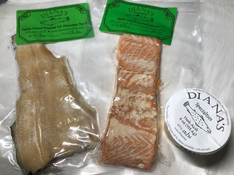 Smoked Trout and Smoked Salmon from Diana’s Specialties