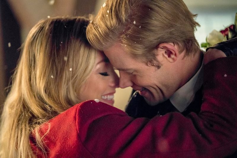 Are 'Marry Me at Christmas' stars Rachel Skarsten and Trevor Donovan underneath the mistletoe?