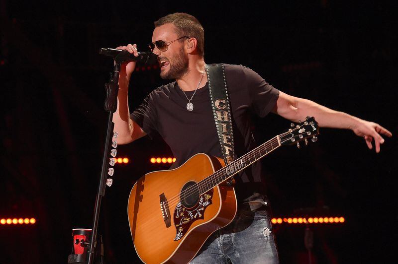  Eric Church will play a two-set show at Infinite Energy Center on Feb. 16. Photo: Getty Images.