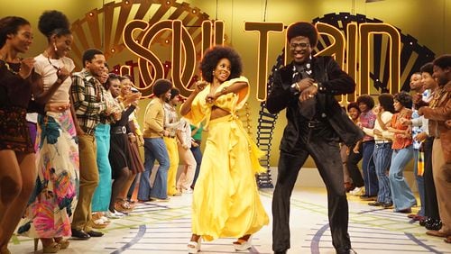 Still of Sinqua Walls as Don Cornelius from BET's "American Soul" episode 204. (Photo: Annette Brown/BET)