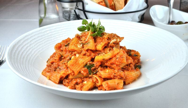 If you enjoy Old World cooking, try the rigatoni with Bolognese sauce at Osteria di Mare. CHRIS HUNT / SPECIAL