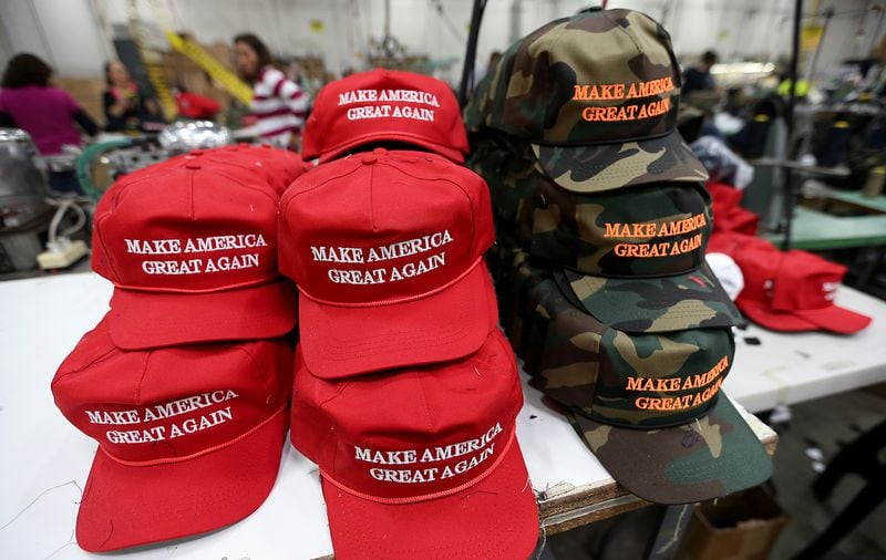 Donald Trump popularized the phrase "Make America Great Again" in his 2016 campaign. (Luis Sinco/Los Angeles Times/TNS)
