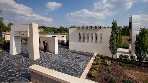 The Besser Holocaust Memorial Garden at the Marcus Jewish Community Center of Atlanta. Contributed by MJCCA