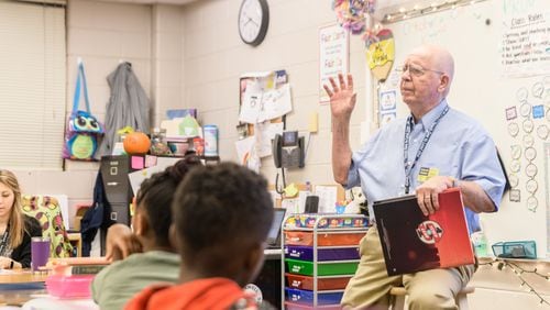 Shown here is Teach One to Lead One mentor, Dave Reever, at an elementary school. A favorite of the kids, the ‘hope mentor’ covered the universal principles that is true for anyone, anywhere, anytime.