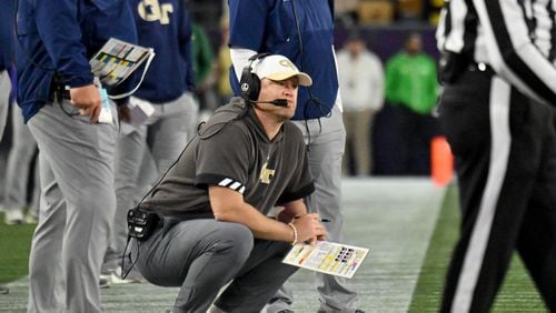 Georgia Tech coach Brent Key will lead the Yellow Jackets into the Gasparilla Bowl against Central Florida.