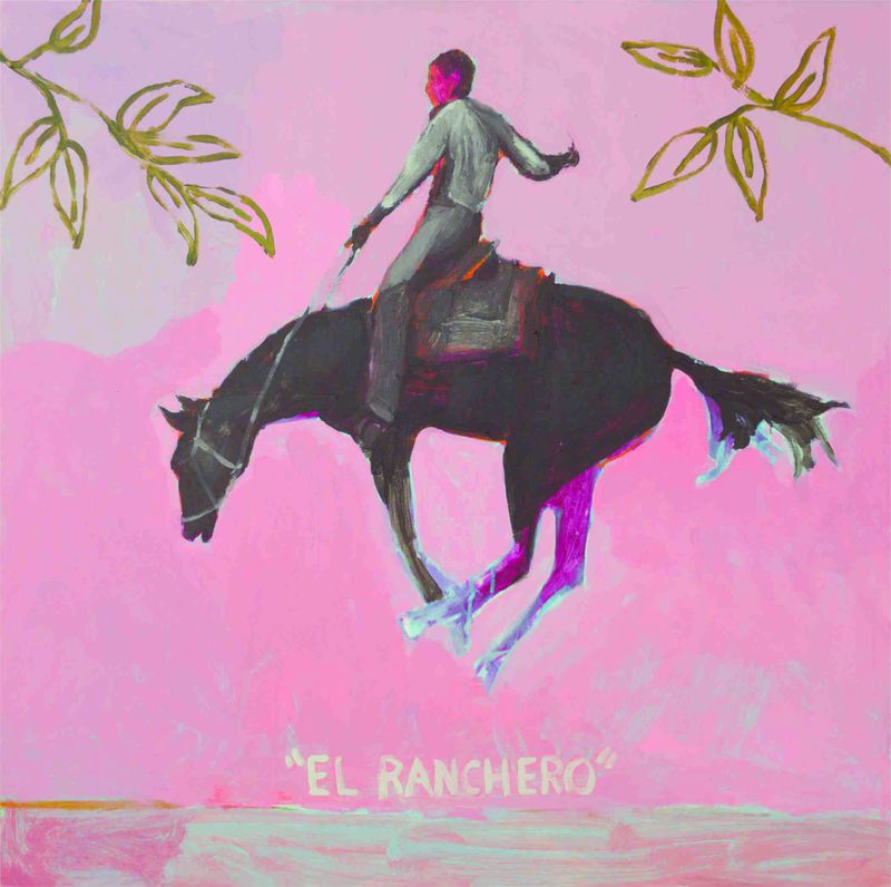 "El Ranchero, Sunrise," (2019), acrylic on canvas by Evan Jones.
Courtesy of Thomas Deans Fine Art