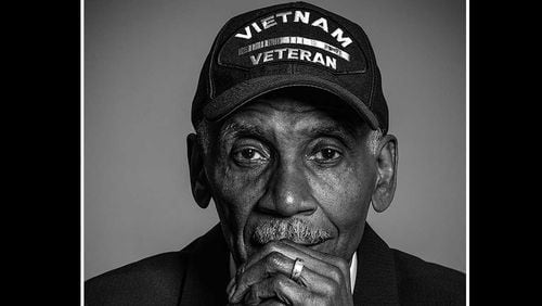 U.S. Air Force Cap. Byron Powell, who was awarded the Distinguished Flying Cross, is part of a black veterans of Vietnam War portrait exhibit at Riverdale City Hall.