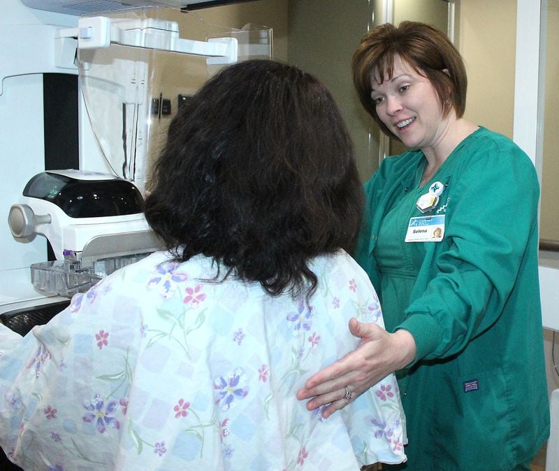 Screening for breast cancer helps catch the disease early, when it’s more easily treated. Economic despair could deter some women from seeking screenings, a Georgia State University study found. Photo by JEFF GUERINI