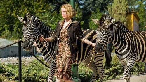 Jessica Chastain stars in “The Zookeeper’s Wife,” set in 1939 Poland and based on Diane Ackerman’s best-selling 2007 nonfiction book. It’s one of the movies at the 41st annual Atlanta Film Festival. CONTRIBUTED BY ANN MARIE FOX / FOCUS FEATURES